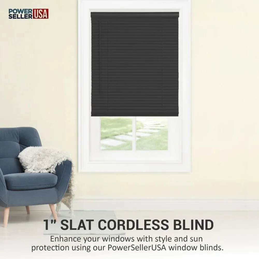 PowerSellerUSA Cordless Window Blinds, Privacy & Light Filtering 1